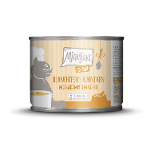 Mjamjam Saus Feest Blikje Kat 185g Geblancheerde kip met gestoomde pompoen in saus