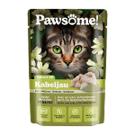 Pawsome Adult natvoer kat 85g kabeljauw Pawsome Adult natvoer kat 85g kabeljauw