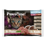 Pawsome Senior natvoer kat 85g multipack Pawsome Senior natvoer kat 85g multipack