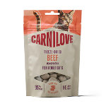 Carnilove Freeze-Dried snacks voor katten 40g rundvlees Carnilove Freeze-Dried snacks voor katten 40g rundvlees