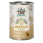 Wildes Land Classic Katten Blikjes 400g eend & kalkoen