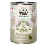 Wildes Land Classic Katten Blikjes 400g kip & fazant