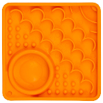 Lickimat voor katten Kitty oranje