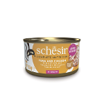 Schesir Complete Nutrition blikvoer kat 85g tonijn & kip in bouillon Schesir Complete Nutrition blikvoer kat 85g tonijn & kip in bouillon