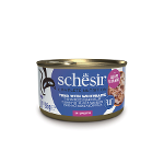 Schesir Complete Nutrition blikvoer kat 85g tonijn & witvis in bouillon
