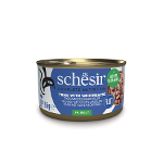 Schesir Complete Nutrition blikvoer kat 85g tonijn & witvis in jelly Schesir Complete Nutrition blikvoer kat 85g tonijn & witvis in jelly