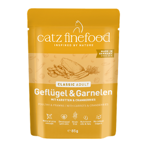 Catz Finefood Classic 85g Gevogelte & Garnalen