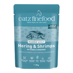 Catz Finefood CLASSIC Adult 85g Haring & Garnalen