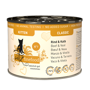 Catz finefood Classic Kitten N°07 Rund & Kalfsvlees