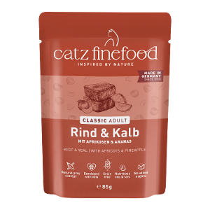 Catz Finefood Classic 85g Rund & Kalfsvlees