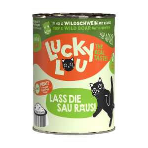 Lucky Lou Lifestage Adult 400g rund en wild zwijn