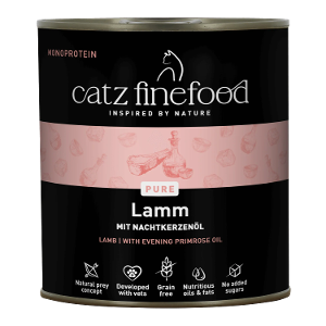 Dose Catz Finefood Purrrr N°111 Lamm 800g – Monoprotein-Nassfutter für Katzen