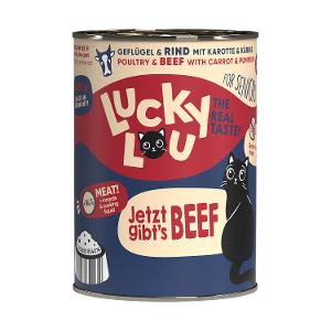 Lucky Lou Lifestage Senior 400g rundvlees