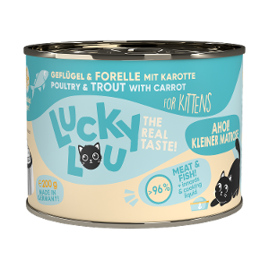 Lucky Lou Lifestage Kitten 200g gevogelte en forel