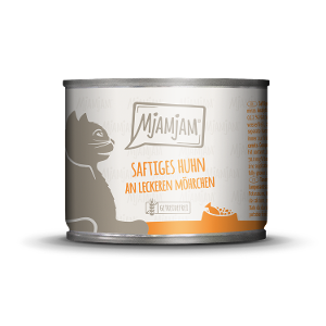 Mjamjam Katten Blik 200g kip & wortels