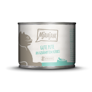 Mjamjam Katten Blik 200g kalkoen & pompoen