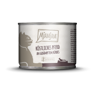 Mjamjam Katten Blik 200g paard & pompoen