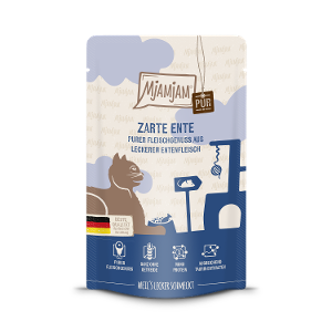 Mjamjam Puur Vlees Kattenzakje 125g – Puur vleesgenot – pure malse eend