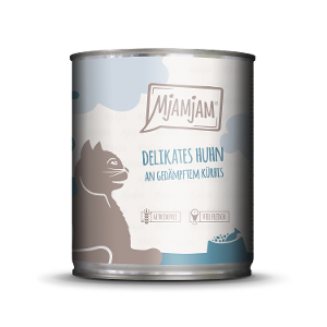 Mjamjam Katten Maaltijd Blik 800g kip met pompoen