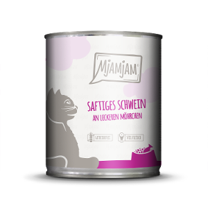 Mjamjam Katten Maaltijd Blik 800g - Sappig varkensvlees met heerlijke worteltjes Mjamjam Katten Maaltijd Blik 800g - Sappig varkensvlees met heerlijke worteltjes