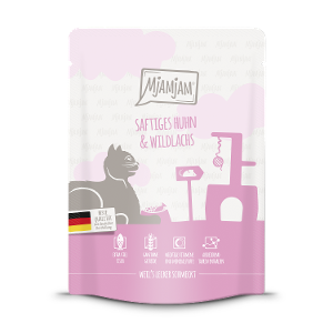 Mjamjam Katten Zakje 300g - Kip & Zalm