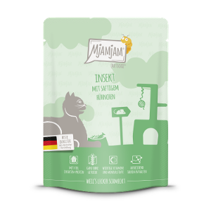 Mjamjam Katten Zakje 300g Insect met kip