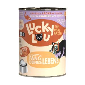 Lucky Lou Lifestage Adult 400g gevogelte & zalm