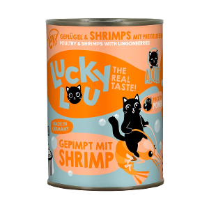 Lucky Lou Lifestage Adult 400g gevogelte & garnalen
