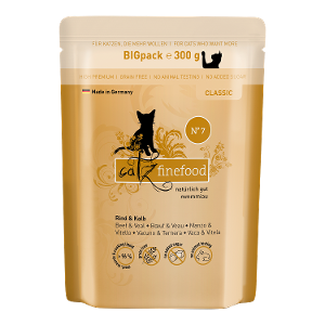 Catz Finefood Classic 300g N07 Rund & Kalfsvlees