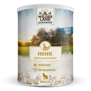 Wildes Land Freeze Dried Snacks voor Katten 100% Kip 160g