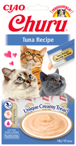 Inaba Churu Puree Cat Tonijn 4 x 14g