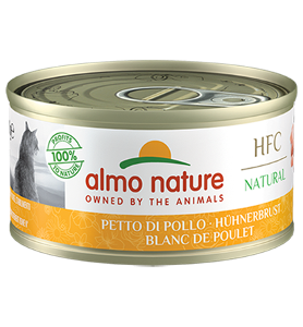 Almo Nature Katten Natvoer HFC Natural kippenborst
