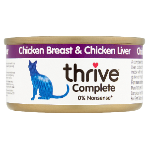 Thrive Complete natvoer kat 75g kip & kippenlever