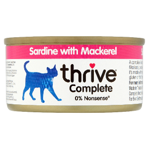 Thrive Complete natvoer kat 75g sardine met makreel