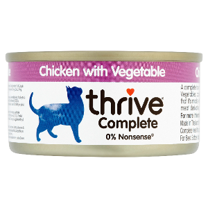 Thrive Complete natvoer kat 75g kip met groenten