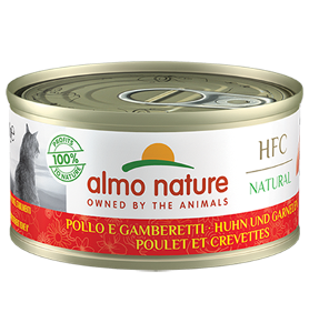 Almo Nature Katten Natvoer HFC Natural kip & garnalen