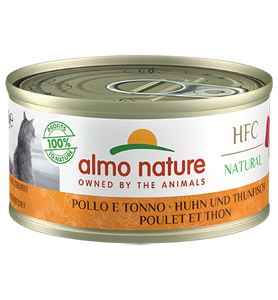 Almo Nature Kattenvoer HFC Natural 70g kip & tonijn