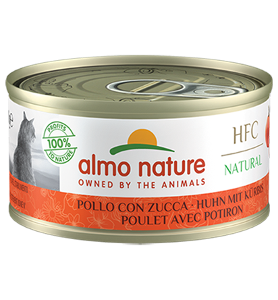 Almo Nature Kattenvoer HFC Natural 70g kip & pompoen