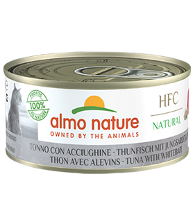Almo Nature Katten Natvoer HFC Natural 150g Tonijn met Jonge Ansjovis