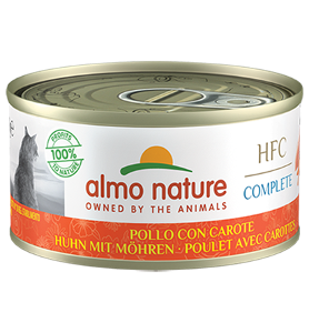 Almo Nature Katten Natvoer HFC Complete 70g kip & wortel