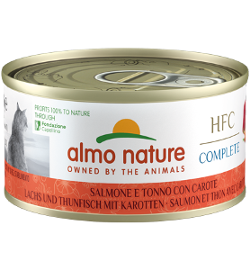 Almo Nature Katten Natvoer HFC Complete 70g zalm, tonijn & wortelen