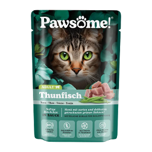 Pawsome Adult natvoer kat 85g tonijn