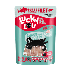 Lucky Lou Extrafood zakje 70g tonijnfilet in gelei