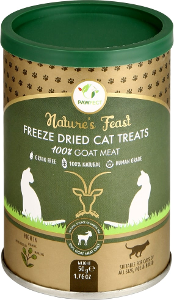 Pawfect Freeze-Dried Cat Treats 50g 100% geitenvlees Pawfect Freeze-Dried Cat Treats 50g 100% geitenvlees