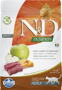Farmina N&D Pumpkin Adult Cat hert & appel