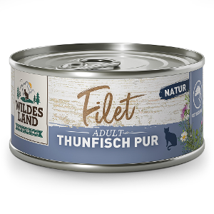 Wildes Land Filet voor katten 80g tonijn