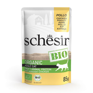 Schesir Bio natvoer kat 85g kip
