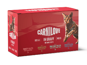 Carnilove katten zakjes in gravy multipack 12 x 85g
