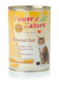 Power of Nature Natural Cat blikvoer kip 400g