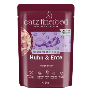 Catz Finefood FEINES FILET IN SAUCE 85g kip & eend